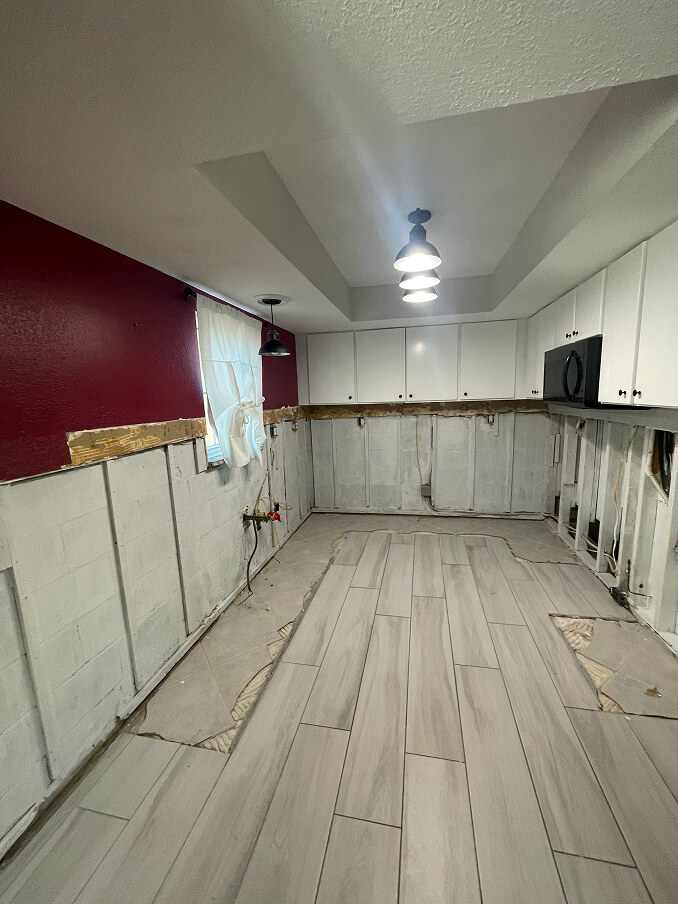 Kitchen remodeling before